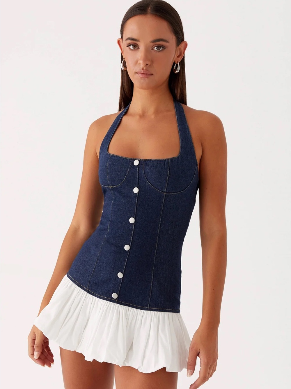 Peppermayo Denim Dress NWT